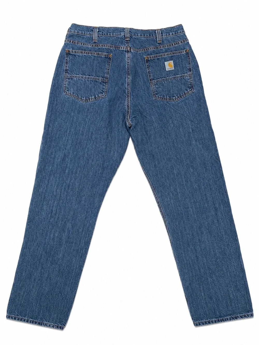 Carhartt Mens Relaxed Fit Flannel Lined Denim Jeans 34x34 (33x34) BD4942-M